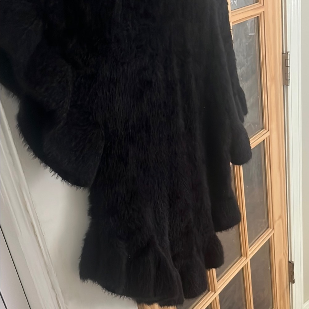 Black Chenille Poncho one size by Do everything in love - Picture 5 of 9